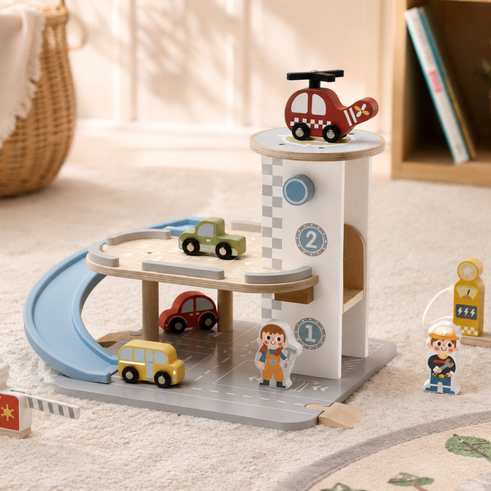 Wooden Car Park