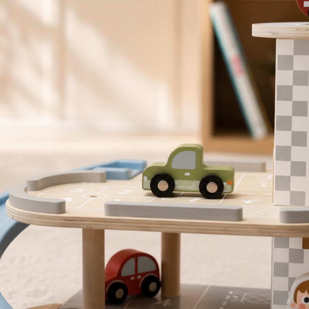 Wooden Car Park