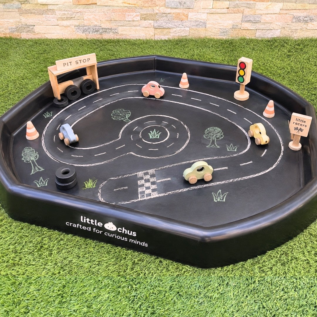 Tuff Tray for Sensory Play - 70cm - Black