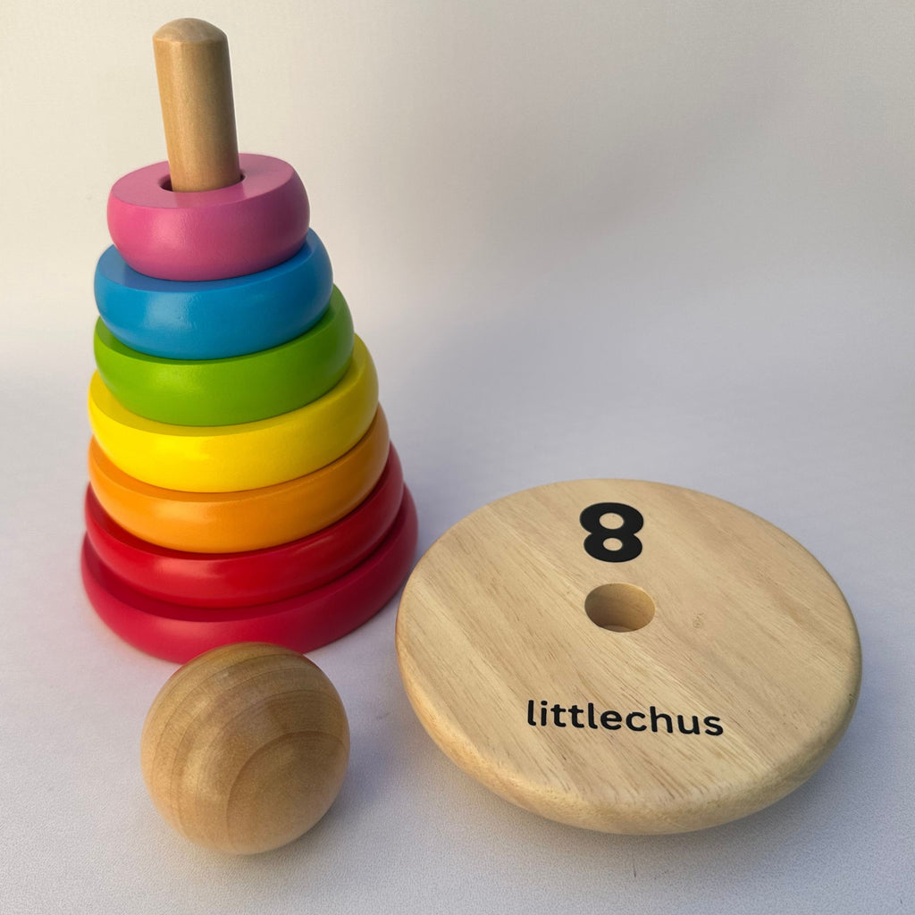 Wooden Ring Stacker