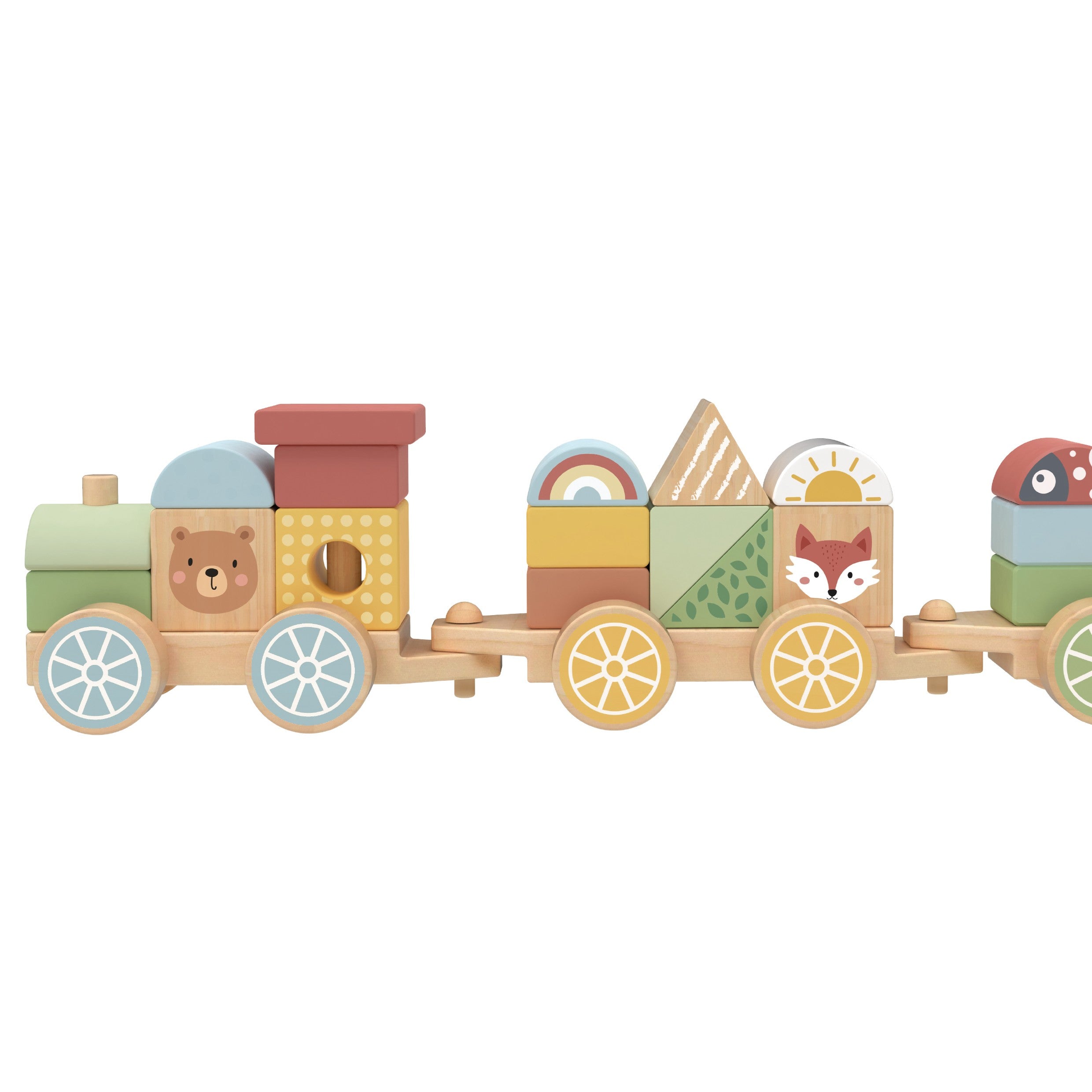 Wooden Stacking Train
