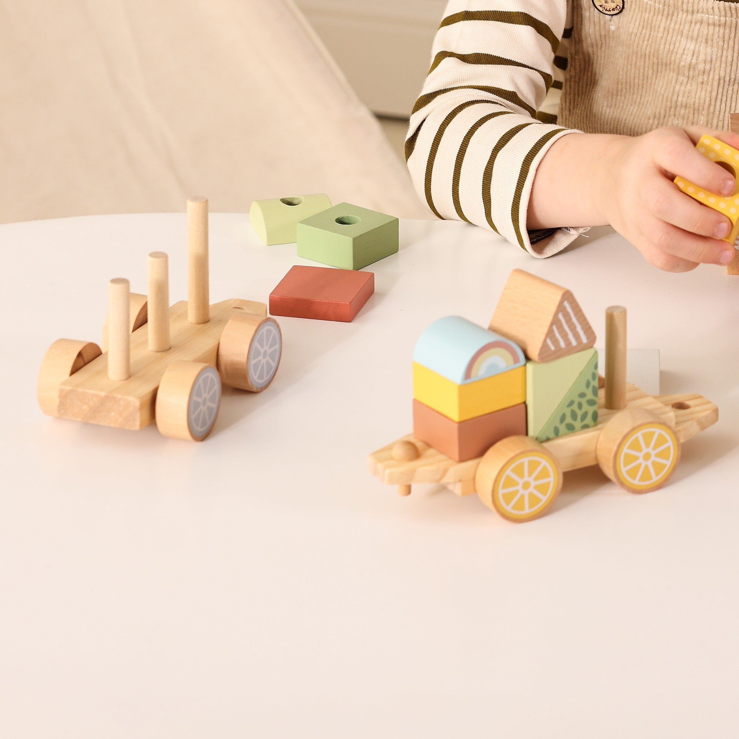 Wooden Stacking Train