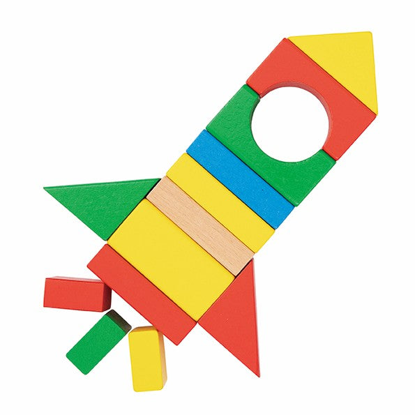 100pcs Wooden Building Blocks