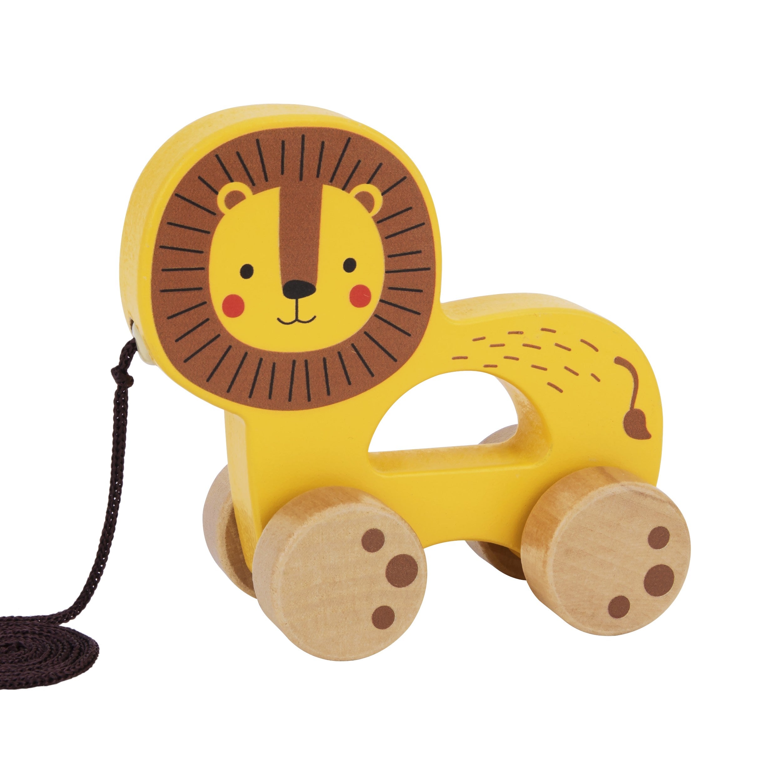 Pull Along Safari Animal Toy