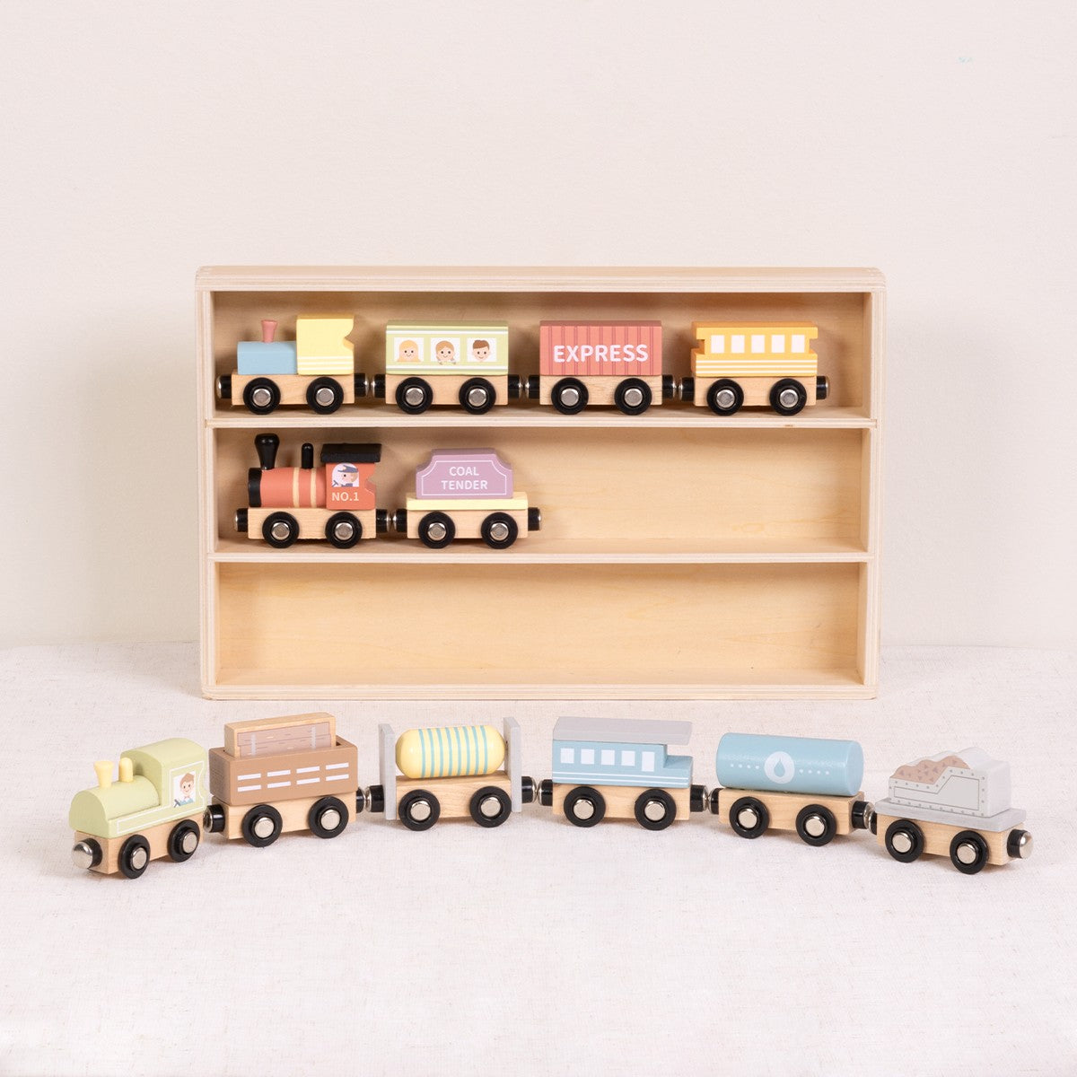 Coming Soon - Wooden Train Playset