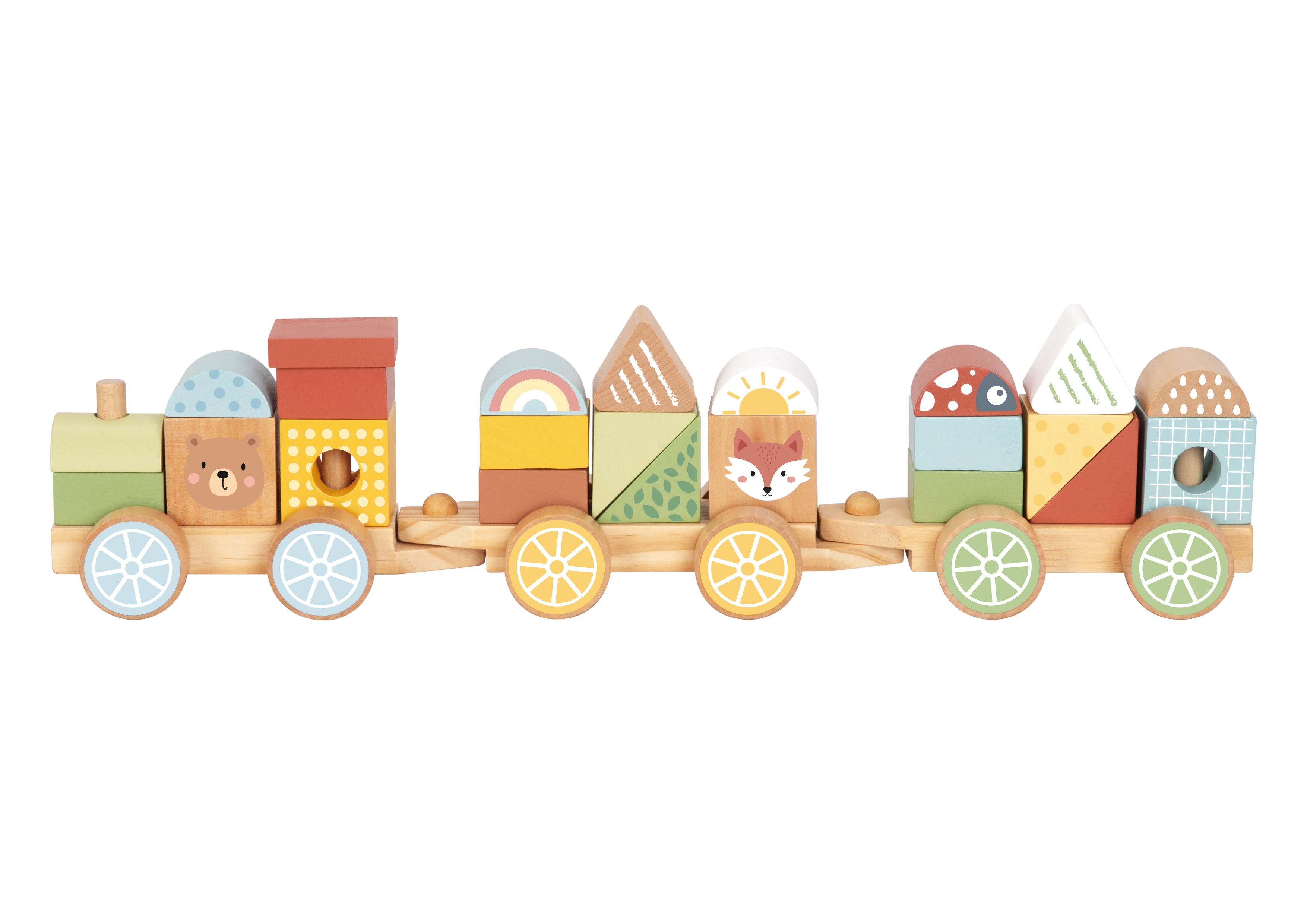 Wooden Stacking Train