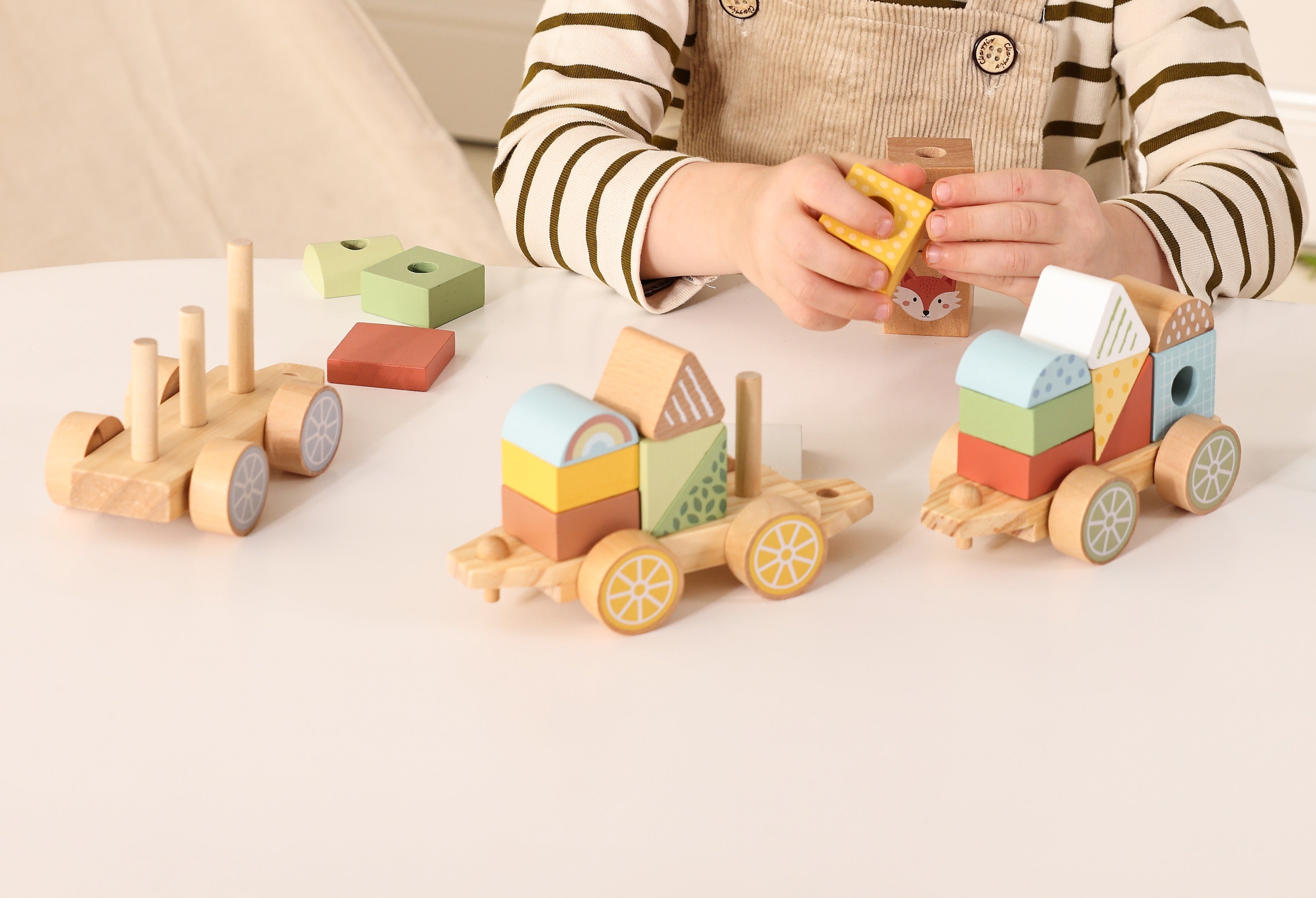 Wooden Stacking Train