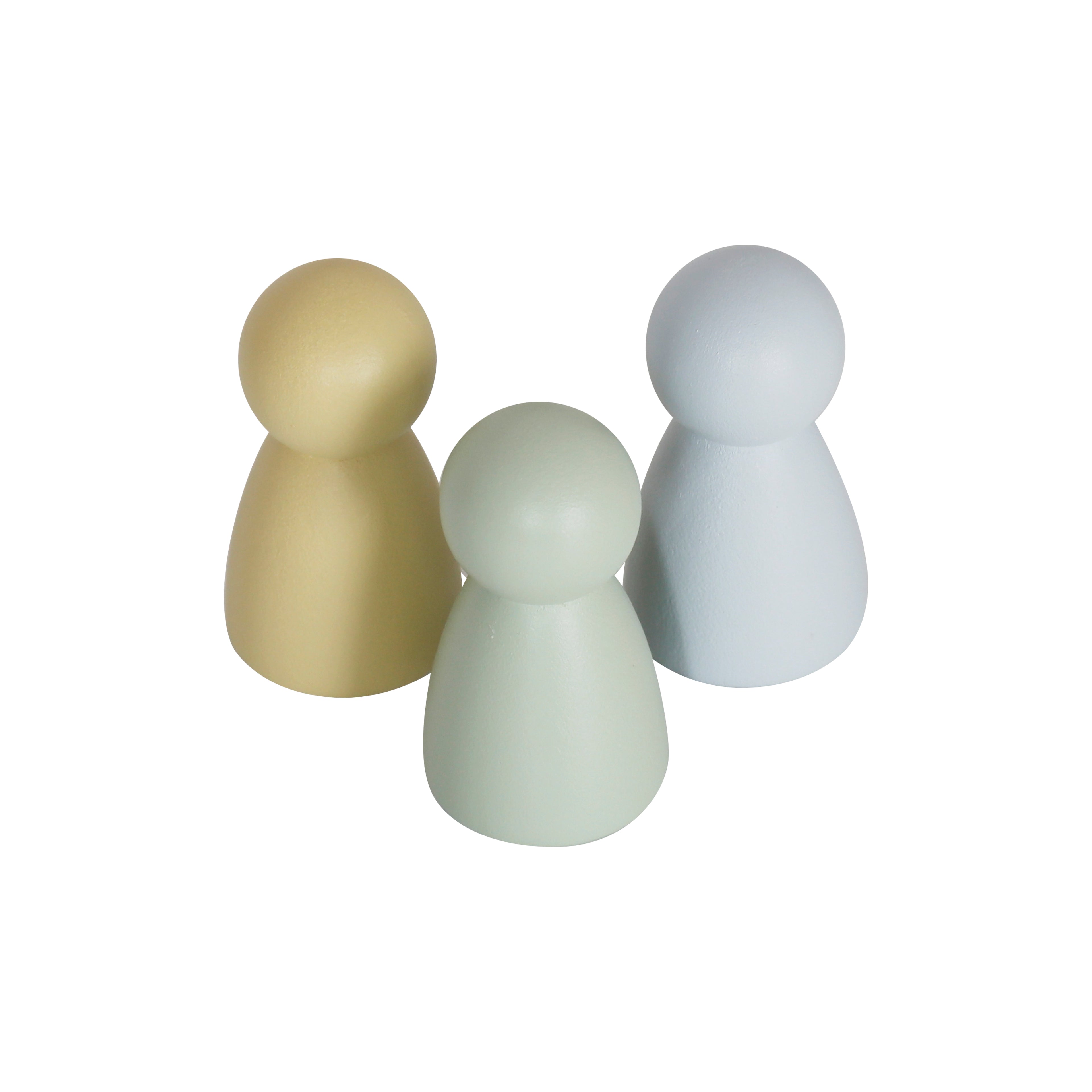 Wooden Montessori Rainbow 4-in-1 playset - Blue